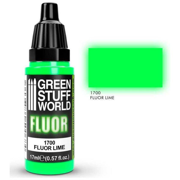 GREEN STUFF WORLD Fluor Paint Lime 17ml