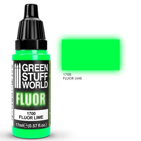 GREEN STUFF WORLD Fluor Paint Lime 17ml