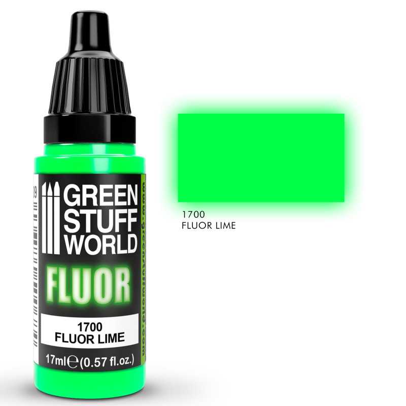 GREEN STUFF WORLD Fluor Paint Lime 17ml