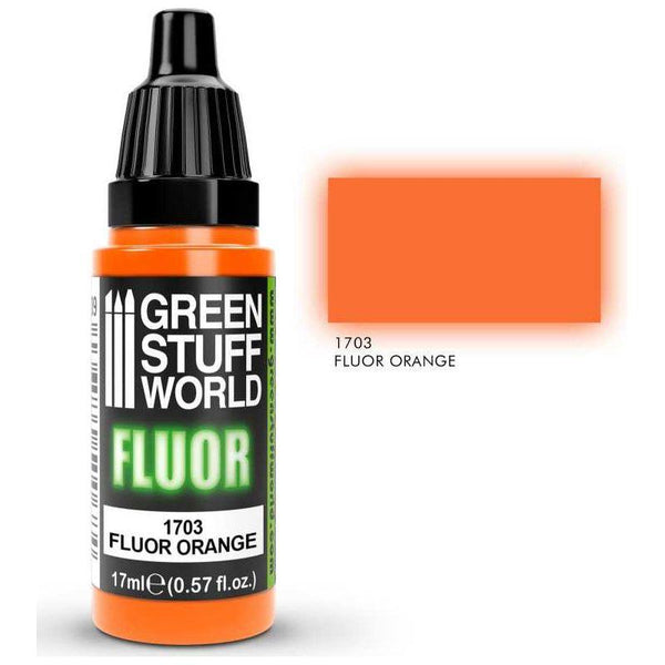 GREEN STUFF WORLD Fluor Paint Orange 17ml