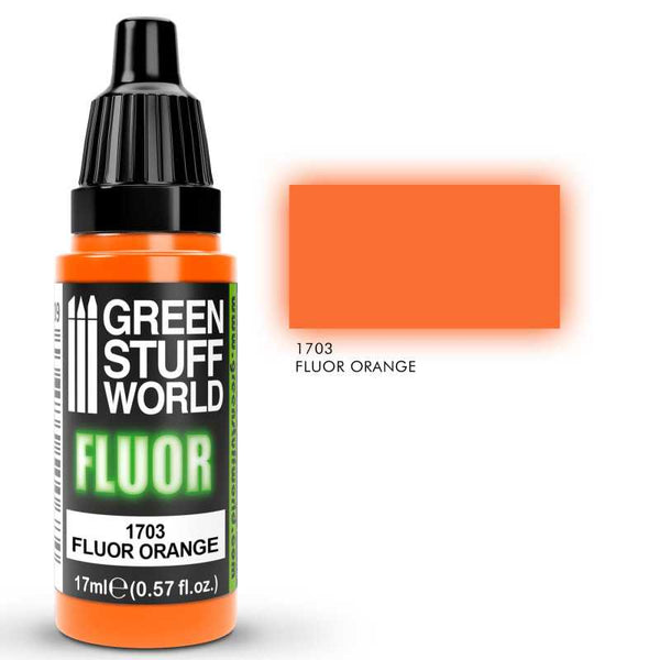 GREEN STUFF WORLD Fluor Paint Orange 17ml