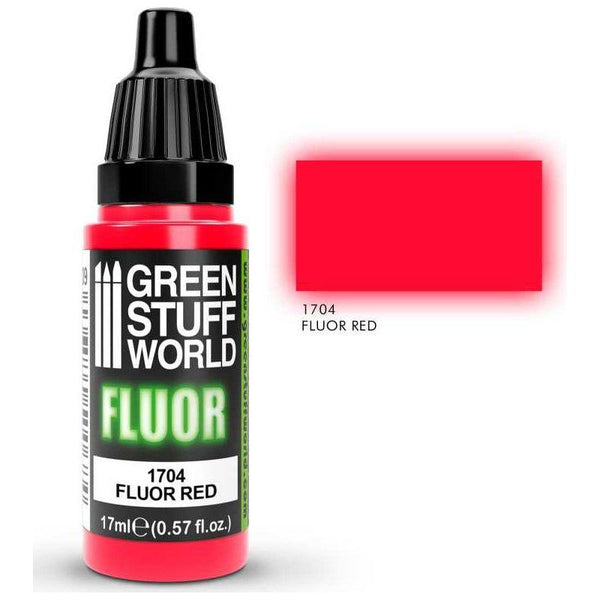 GREEN STUFF WORLD Fluor Paint Red 17ml