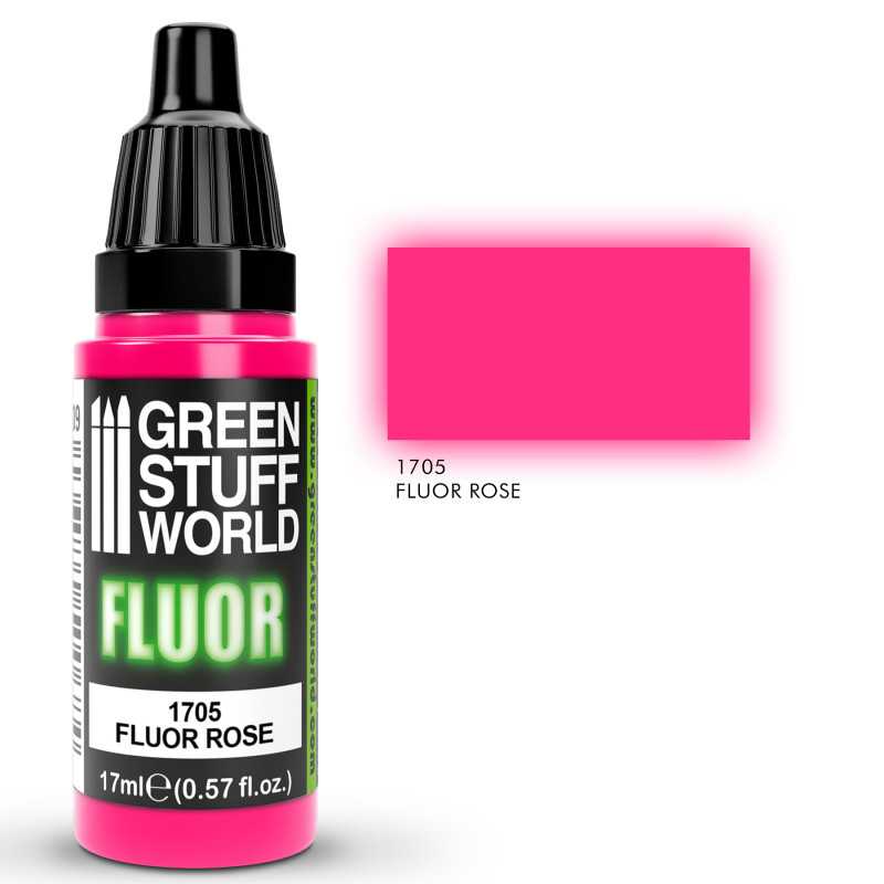 GREEN STUFF WORLD Fluor Paint Rose 17ml