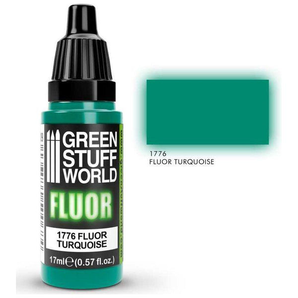 GREEN STUFF WORLD Fluor Paint Turquoise 17ml