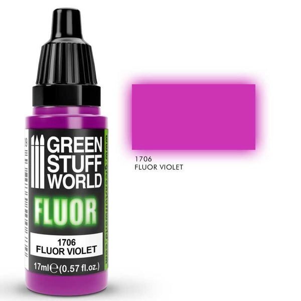 GREEN STUFF WORLD Fluor Paint Violet 17ml