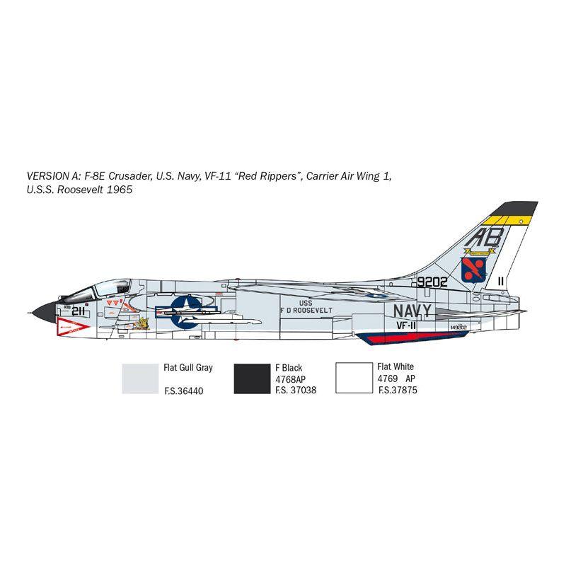 ITALERI 1/72 F-8E Crusader Super Decal Sheet