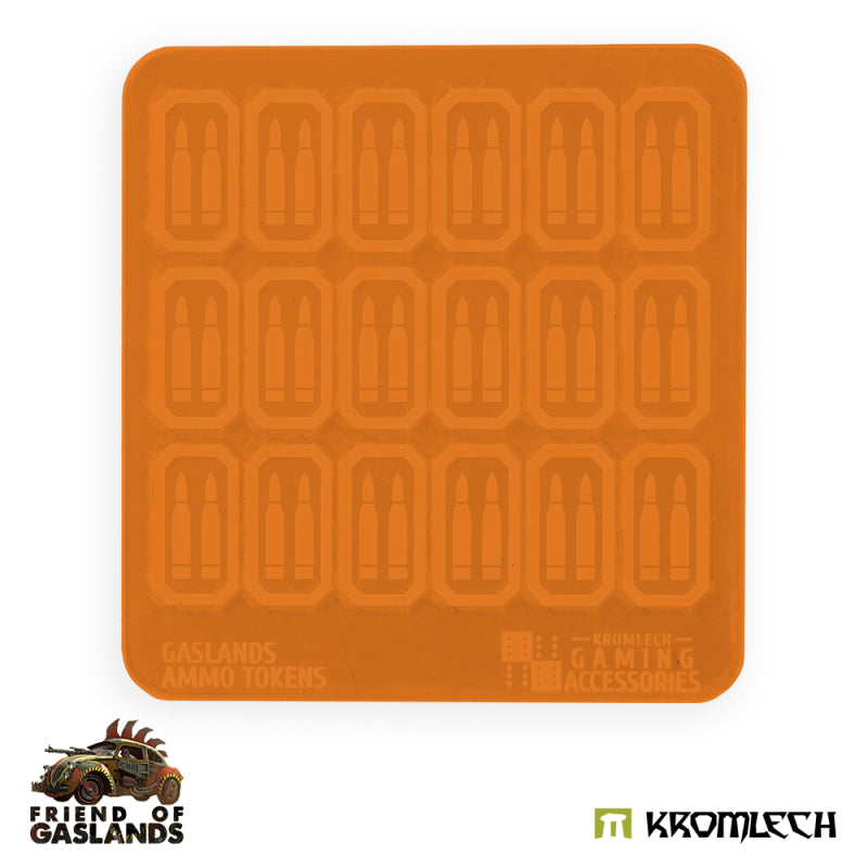 KROMLECH Gaslands Ammo Tokens - Orange