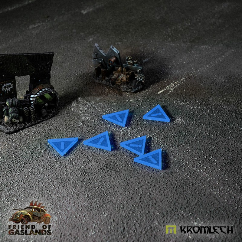 KROMLECH Gaslands Hazard Tokens - Blue