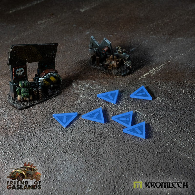 KROMLECH Gaslands Hazard Tokens - Blue