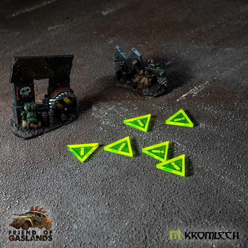 KROMLECH Gaslands Hazard Tokens - Green