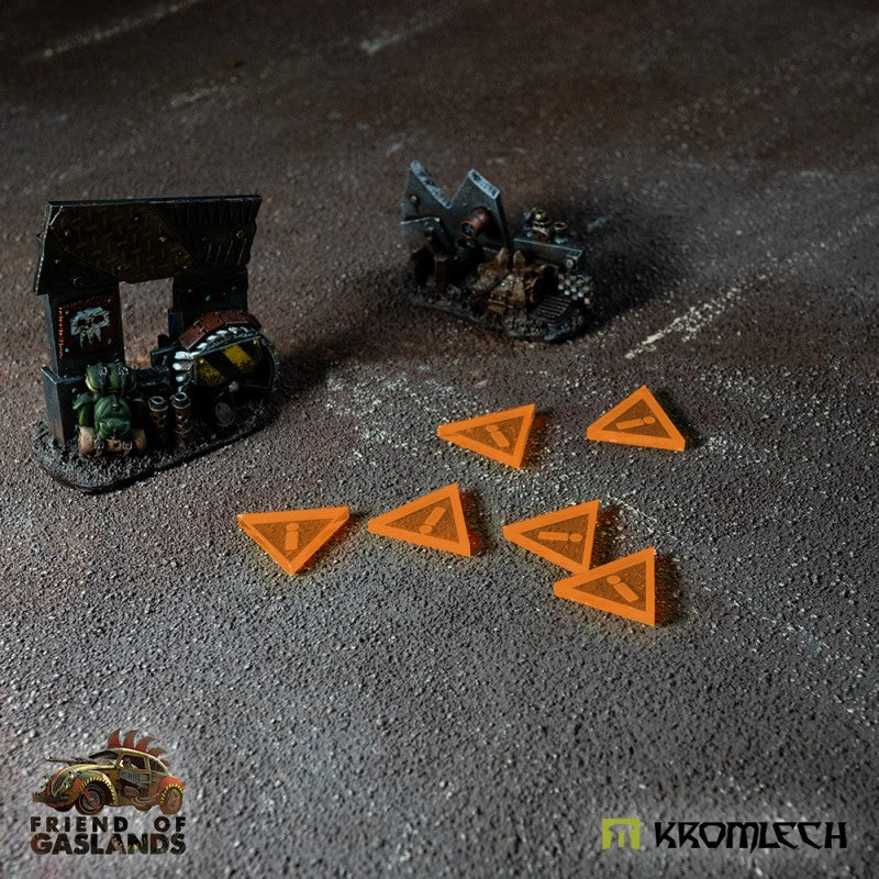 KROMLECH Gaslands Hazard Tokens - Orange