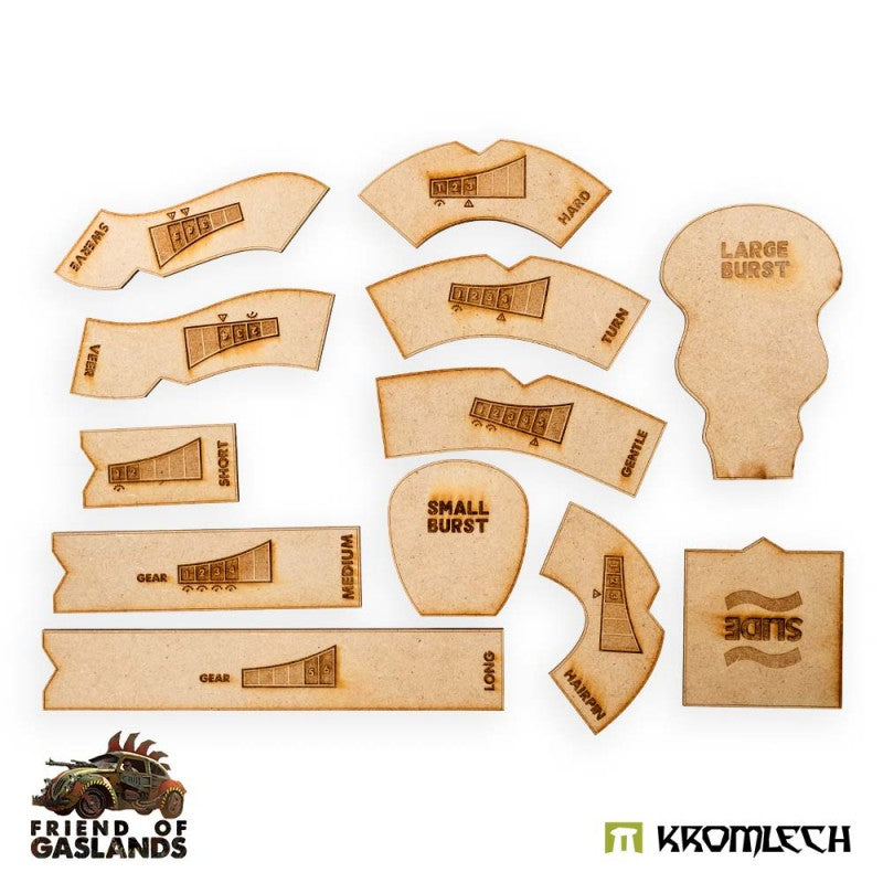 KROMLECH Gaslands Movement Templates