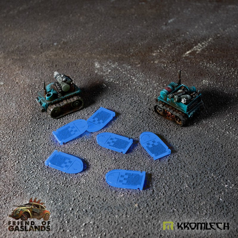 KROMLECH Gaslands Orc Ammo Tokens - Blue