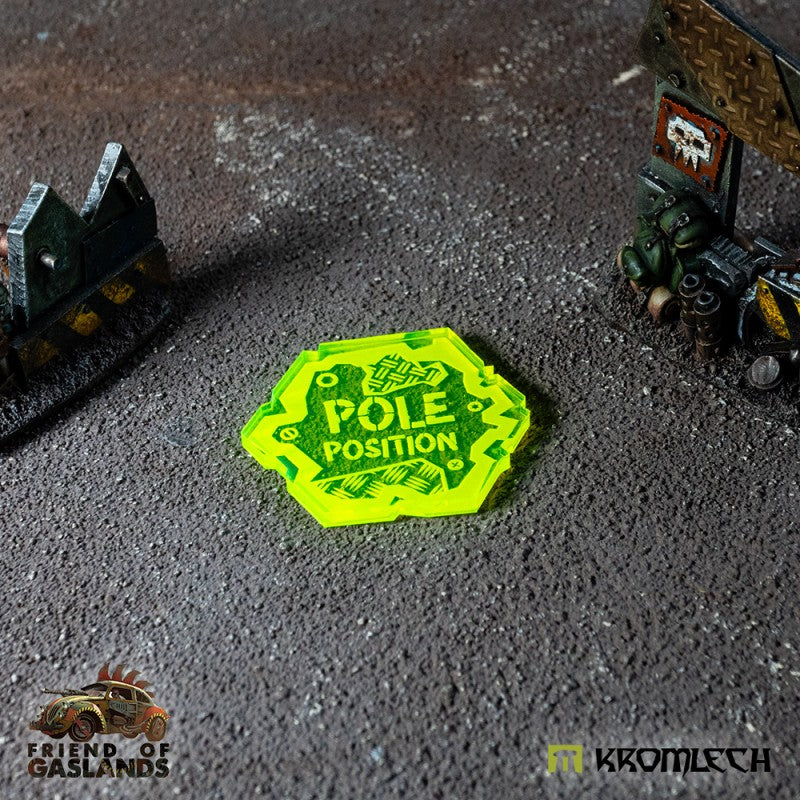 KROMLECH Gaslands Orc Pole Position Token - Green