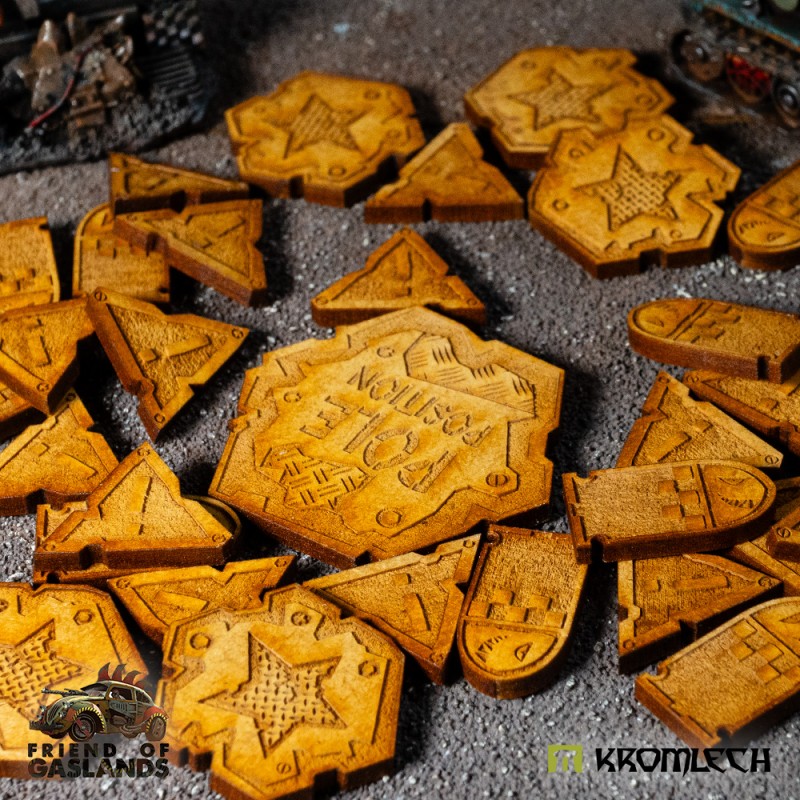 KROMLECH Gaslands Orc Pole Position Token