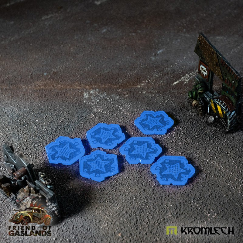 KROMLECH Gaslands Orc Vote Tokens - Blue