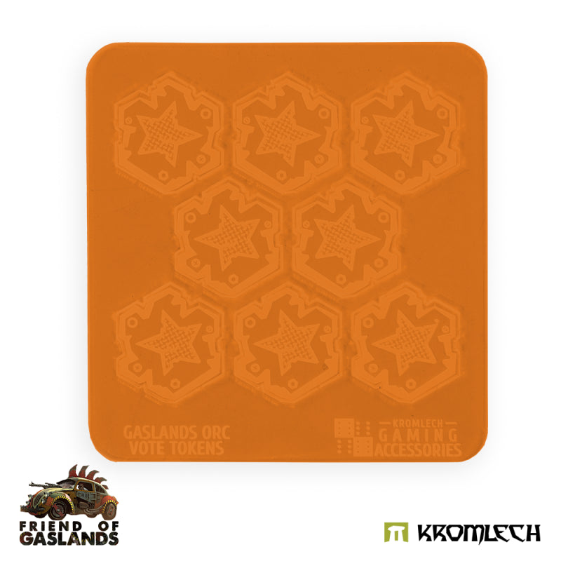 KROMLECH Gaslands Orc Vote Tokens - Orange