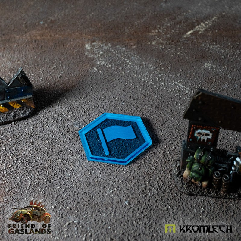 KROMLECH Gaslands Pole Position Token - Blue