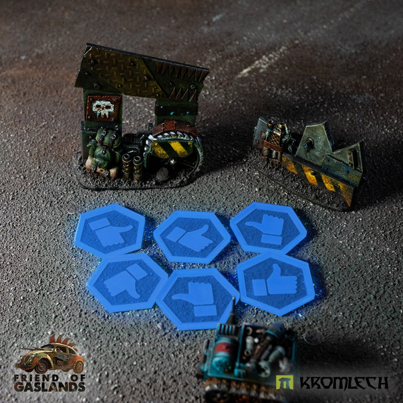 KROMLECH Gaslands Vote Tokens - Blue