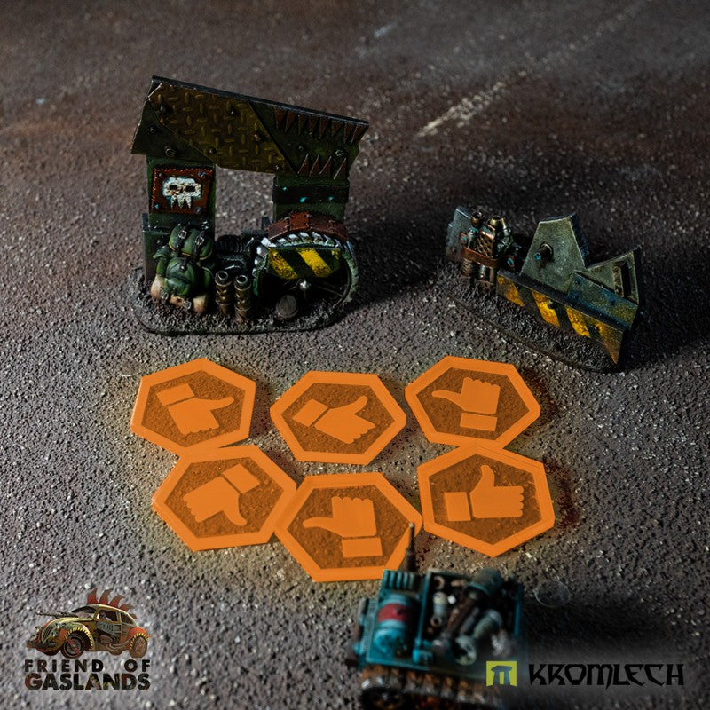 KROMLECH Gaslands Vote Tokens - Orange