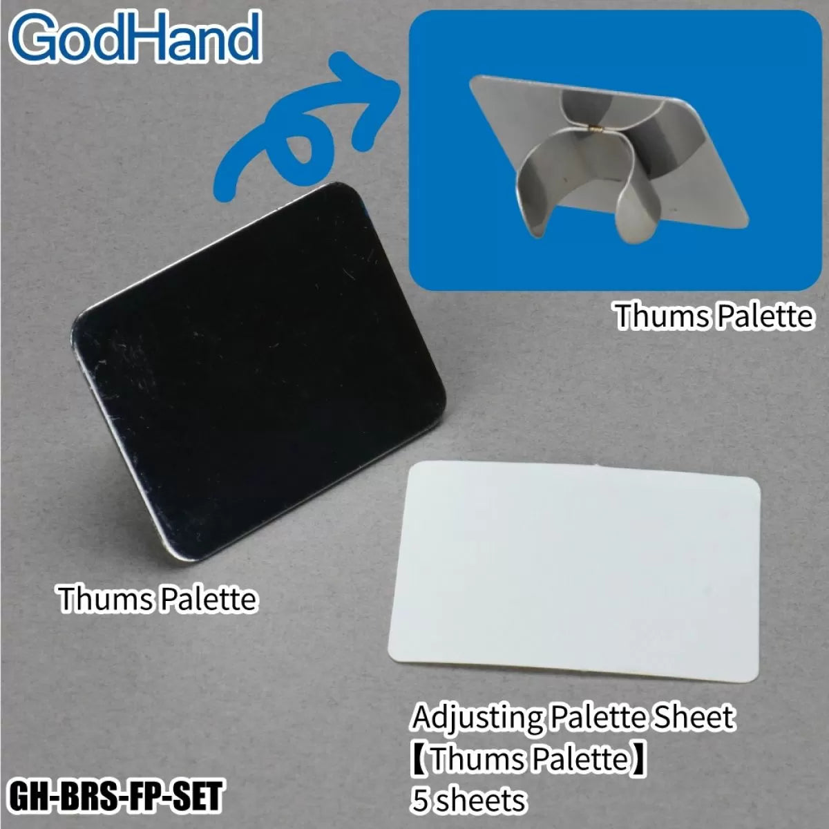 GODHAND Thumb's Palette and Adjusting Palette Sheet Thumbs Palette Set