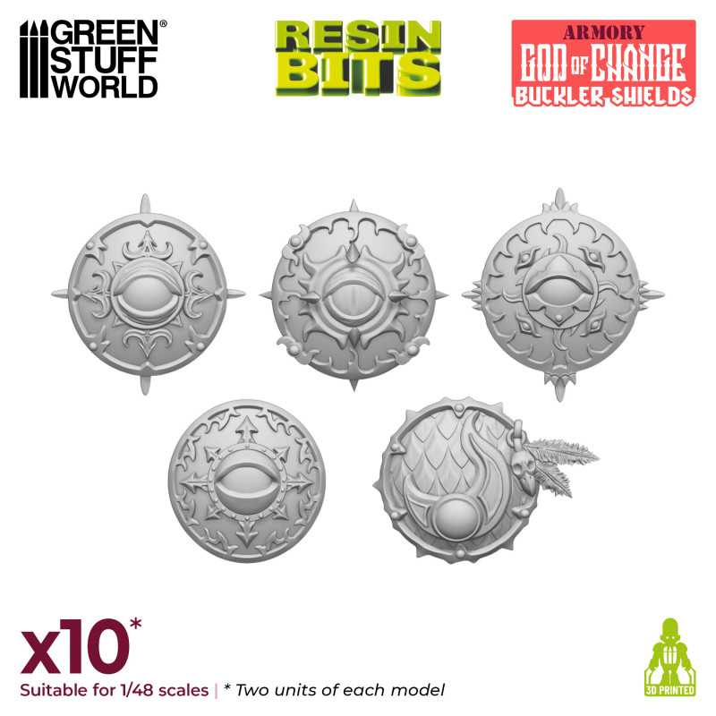 GREEN STUFF WORLD God of Change Bucklers