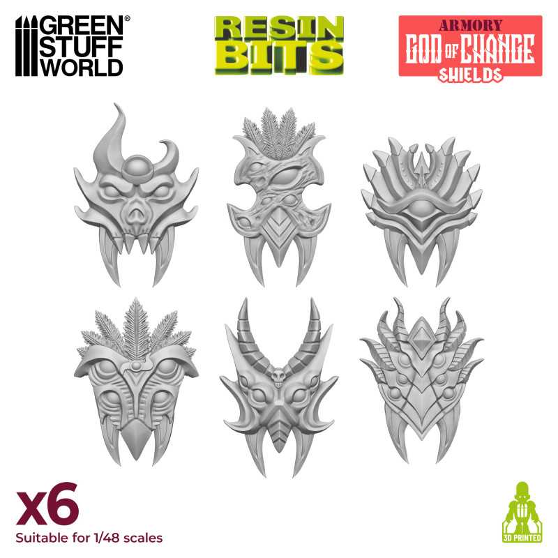 GREEN STUFF WORLD God of Change Shields
