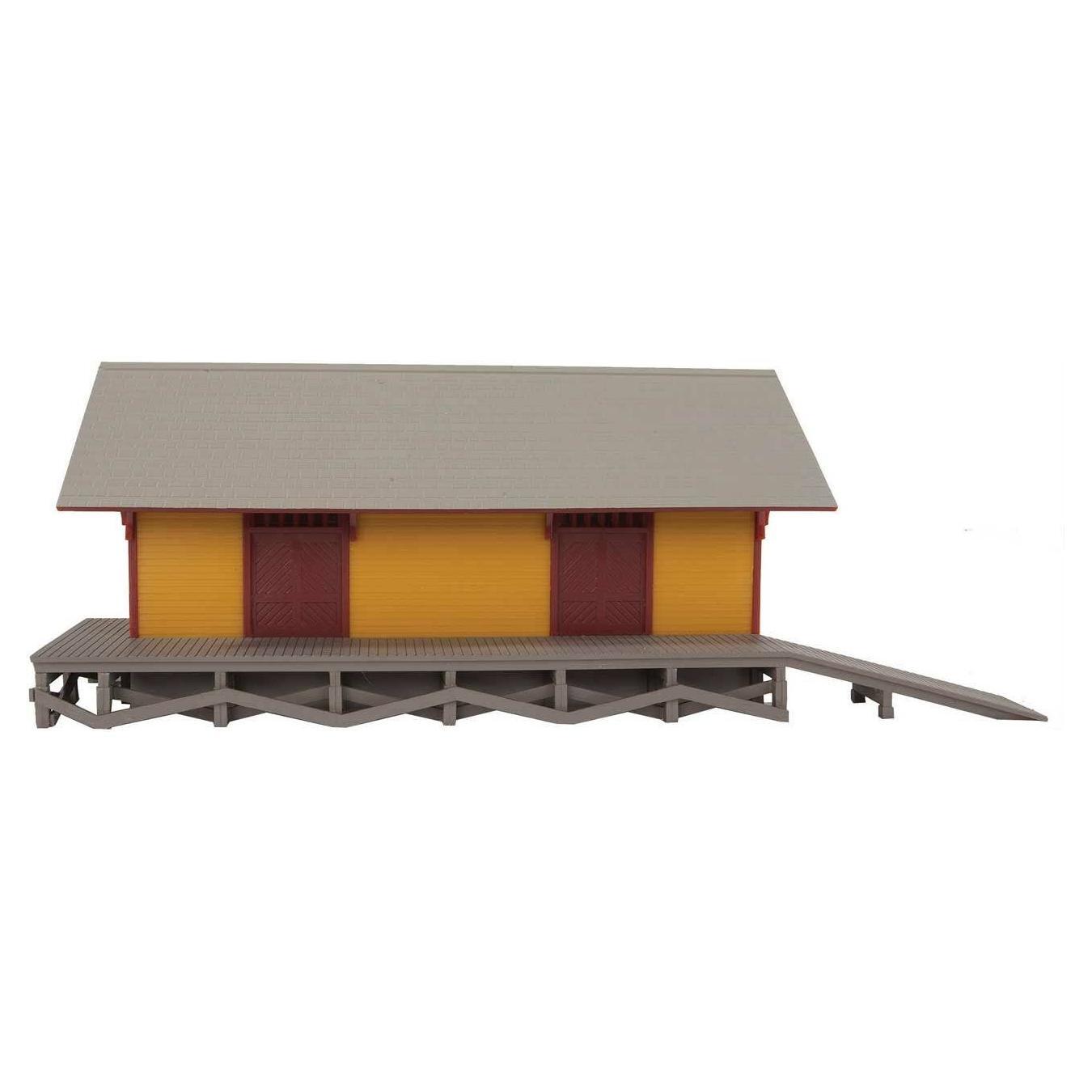 WALTHERS HO Golden Valley Freight House -- Kit - 8-3/8 x 3-3/8 x 3-1/4" 20.9 x 8.4 x 8.1cm