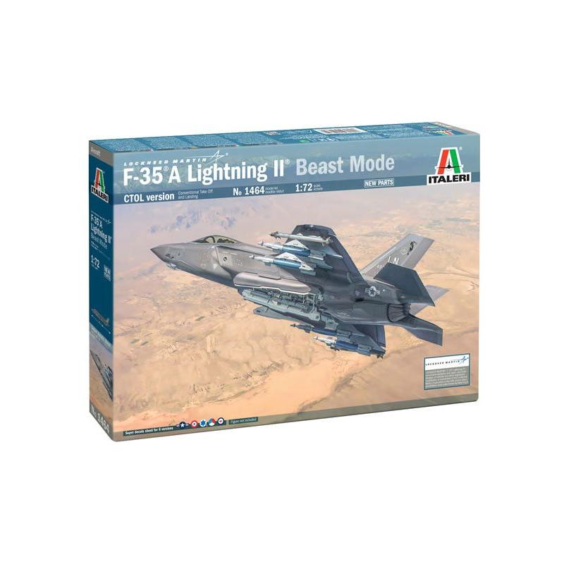 ITALERI 1/72 F-35A Lightning II (Beast Mode) Australian Decals Included