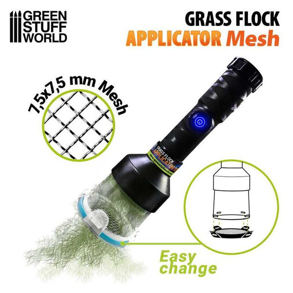 GREEN STUFF WORLD Grass Flock Applicator - Large Mesh