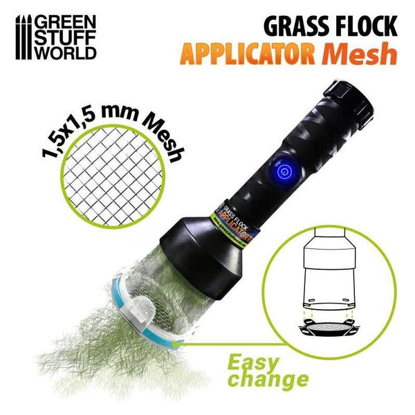 GREEN STUFF WORLD Grass Flock Applicator - Small Mesh