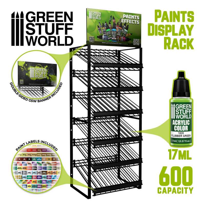 GREEN STUFF WORLD GSW Double Paint Display Rack