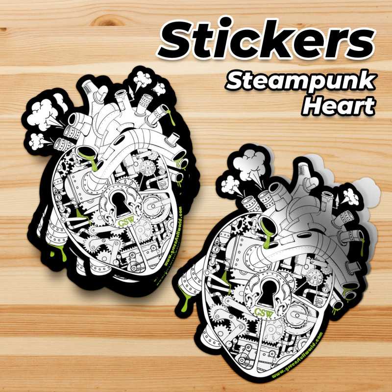 GREEN STUFF WORLD GSW Heart Sticker