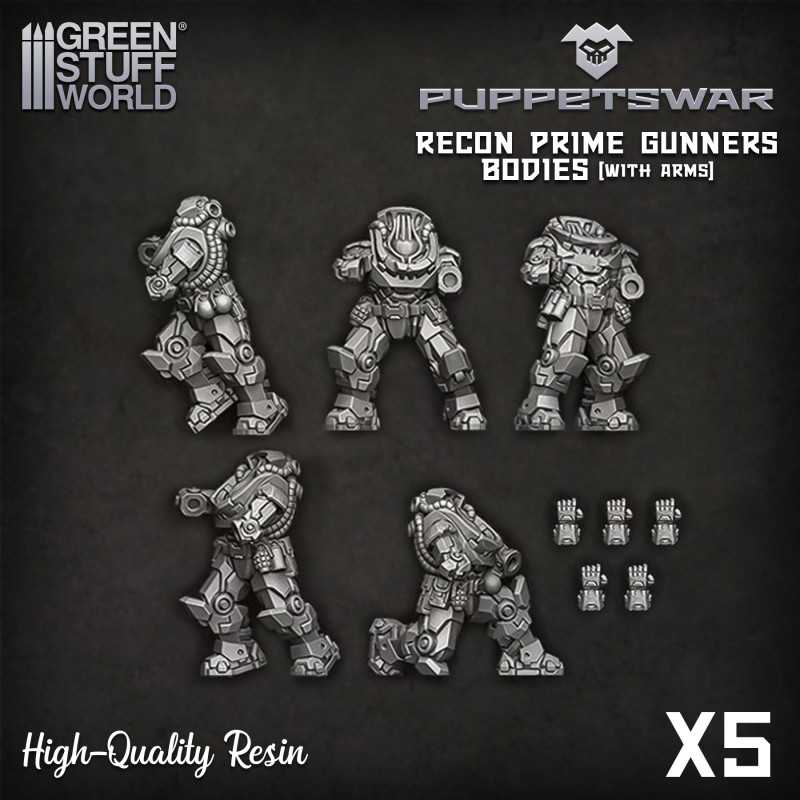 GREEN STUFF WORLD Gunners Bodies 3