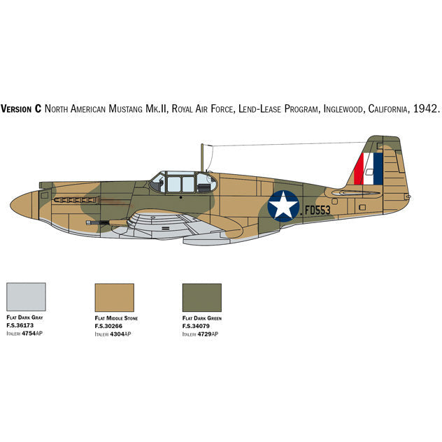 ITALERI 1/72 P-51A Mustang