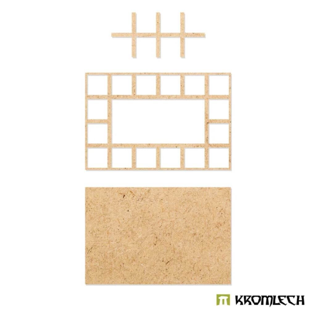 KROMLECH Heavy Infantry 6x4 Square Base Converter Tray (1)