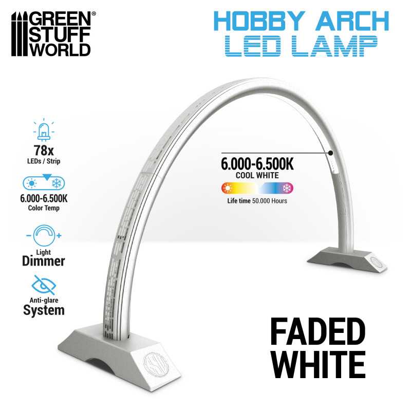 GREEN STUFF WORLD Hobby Arch LED Lamp - Faded White
