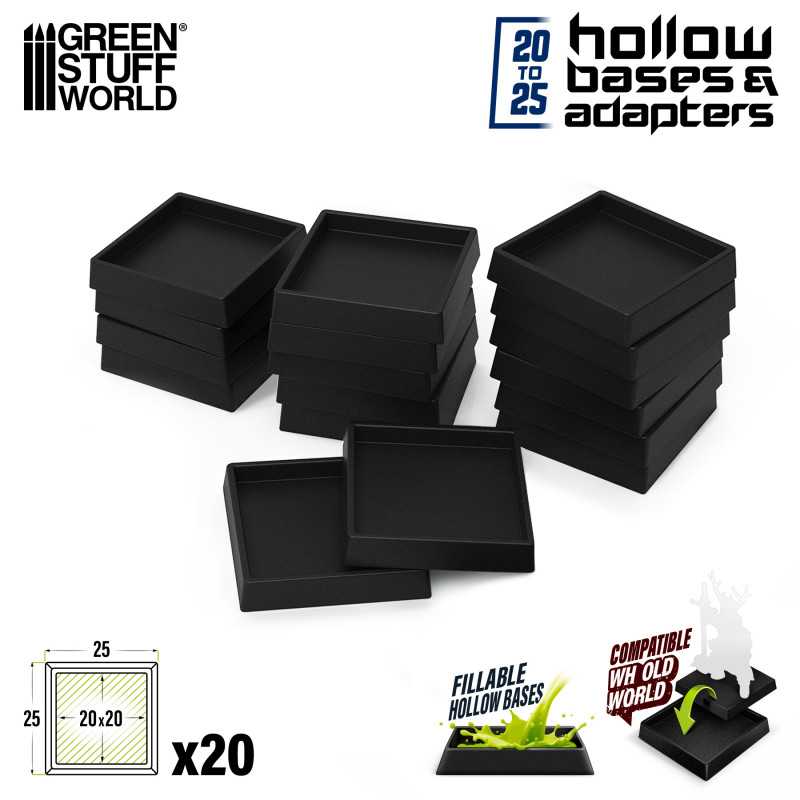 GREEN STUFF WORLD Plastic base adaptor 20 to 25mm