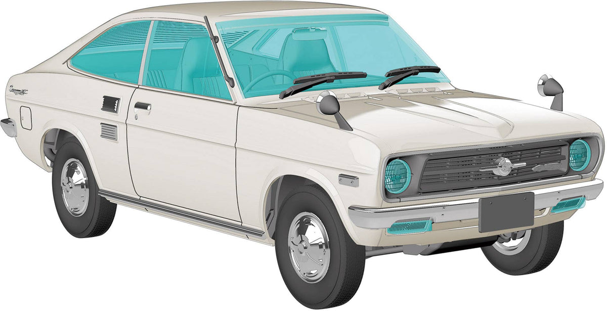 HASEGAWA 1/24 NISSAN SUNNY COUPE (B110) LATE VERSION GX5 (1972)
