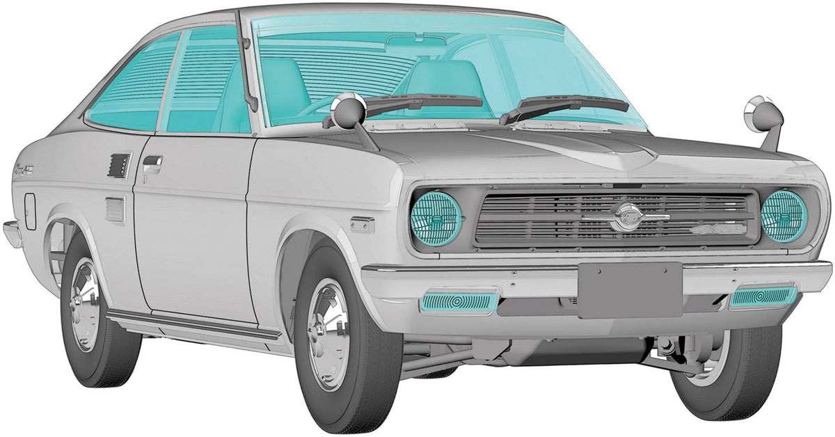 HASEGAWA 1/24 NISSAN SUNNY COUPE (B110) LATE VERSION GX5 (1972)