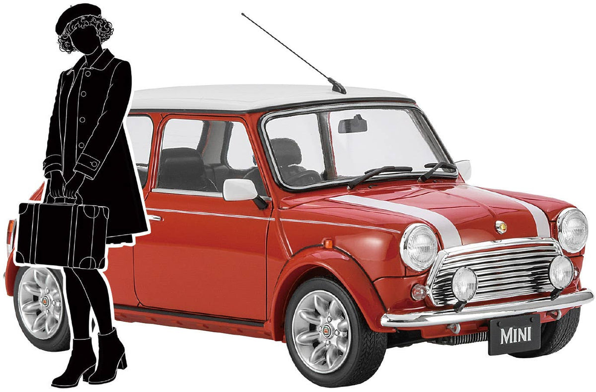HASEGAWA 1/24 MINI COOPER w/GIRL’S FIGURE