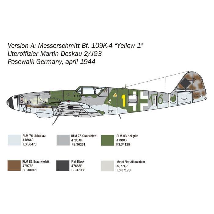 ITALERI 1/48 Bf 109 K-4