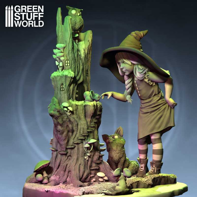 GREEN STUFF WORLD Ignis Art - Little Witch