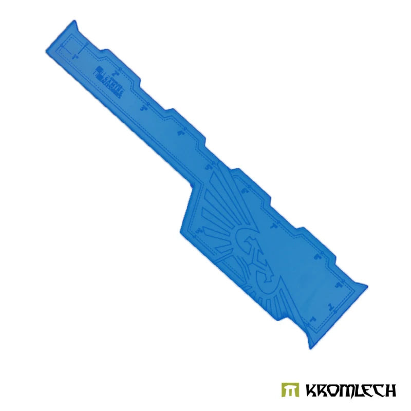 KROMLECH Imperial Battle Ruler 9 Inch - Blue