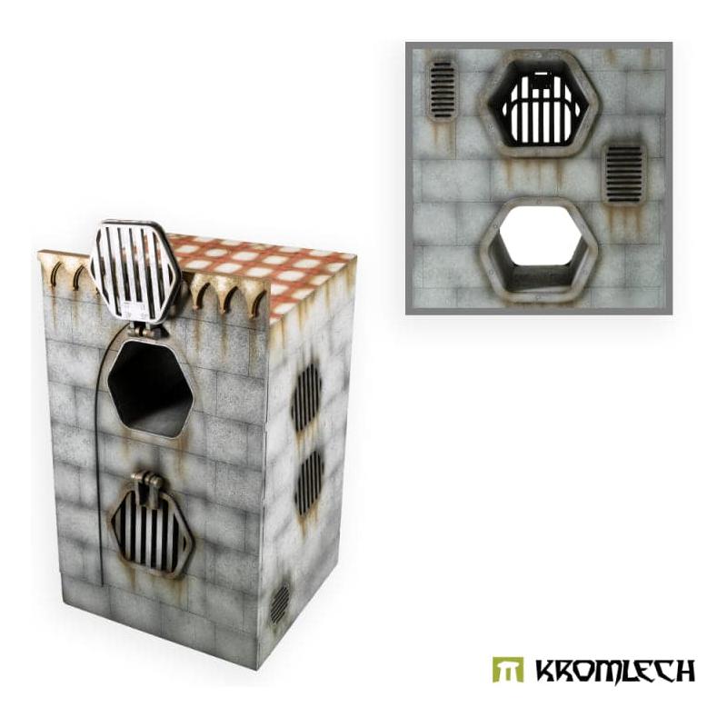 KROMLECH Imperial Fortress Wall - Exhaust Pipes