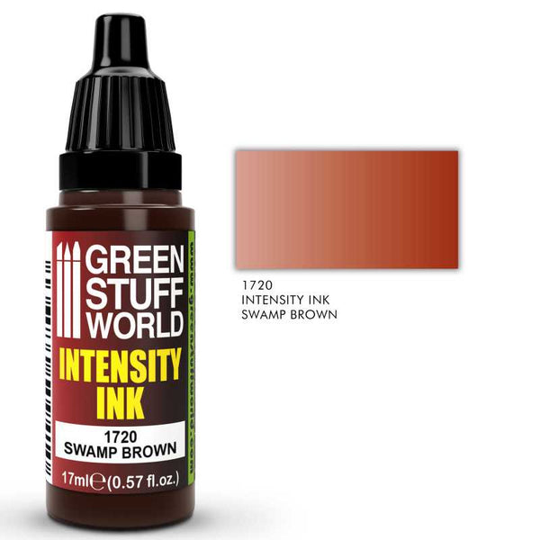 GREEN STUFF WORLD Intensity Ink Swamp Brown 17ml