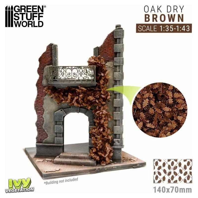 GREEN STUFF WORLD Ivy Foliage - Brown Oak - Large