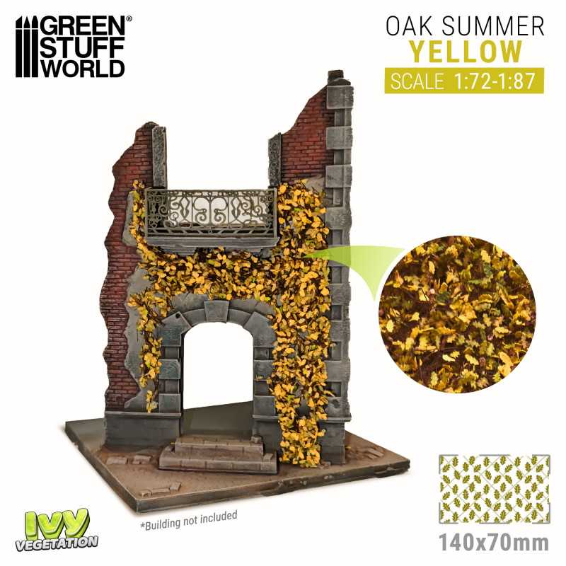 GREEN STUFF WORLD Ivy Foliage - Yellow Oak - Small