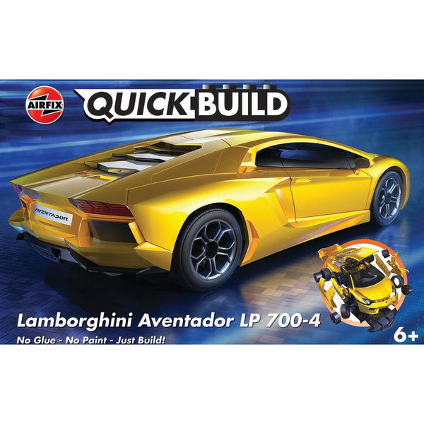 AIRFIX Quickbuild Lamborghini Aventadore - Yellow