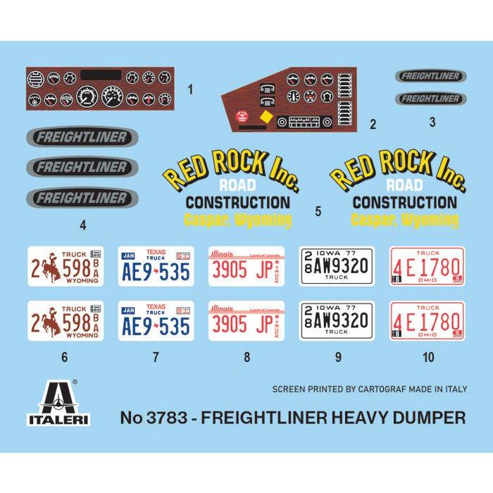 ITALERI 1/24 Freightliner Heavy Dumper Truck